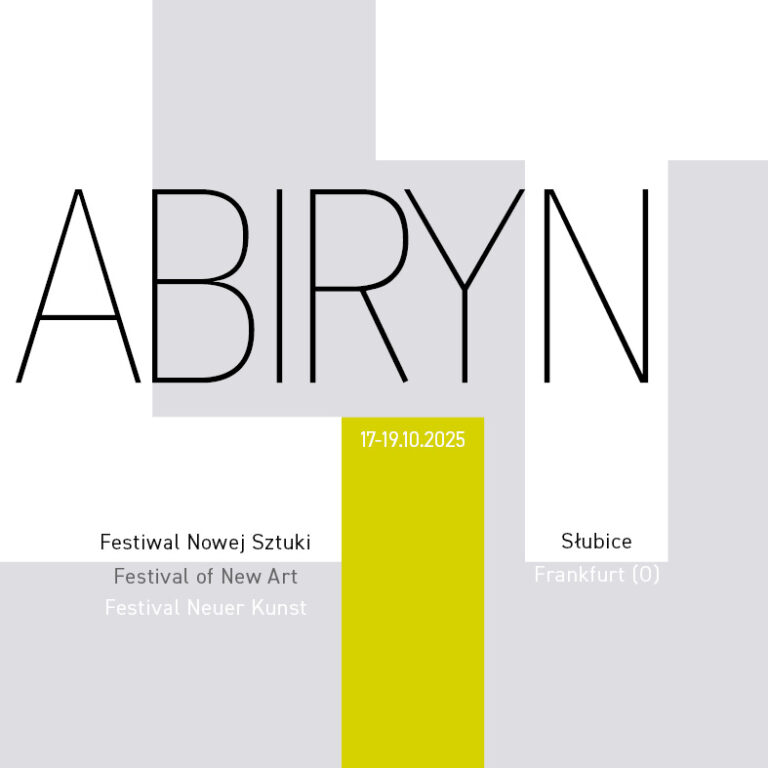 Festiwal Nowej Sztuki lAbiRynT 17-19.10.2025 “Czas | Zeit | Time”